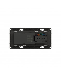 Prise de courant 16A + chargeur 2 USB 2,4A précâblées Altège finition Neige BTICINO BTAL31DD