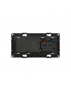 Prise de courant 16A + chargeur 2 USB 2,4A précâblées Altège finition Nuit BTICINO BTAL31SD