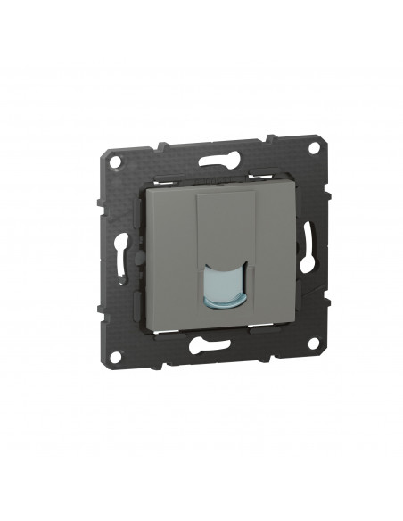 Prise RJ45 multimédia catégorie6 FTP Altège finition Nuage BTICINO BTAL45CD