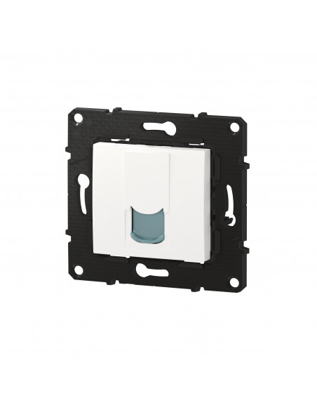 Prise RJ45 multimédia catégorie6 FTP Altège finition Neige BTICINO BTAL45DD