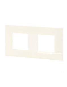 Plaque Altège Collection Classico 2 postes finition Neige BTICINO BTAL9NE2 2