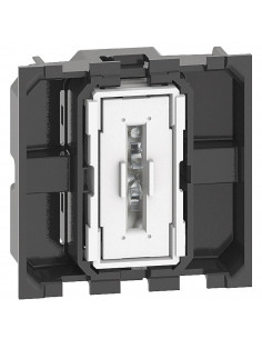 Poussoir Living Now contact NO 2 modules  BTICINO BTK4005M2A