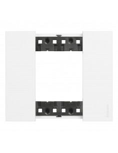 Living Now plaque blanc 2 modules BTICINO BTKA4802KW