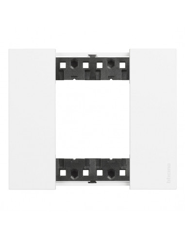 Living Now plaque blanc 2 modules BTICINO BTKA4802KW