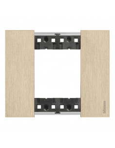 Living Now plaque or 2 modules BTICINO BTKA4802ZW