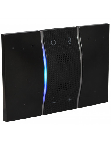 LIVINGNOW COMMANDE VOCALE NOIRE POUR DALLE ELECTRIQUE MYHOMEUP BTICINO BTKG8013
