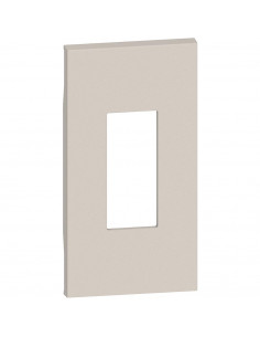 Plastron de finition Living Now pour toutes prises RJ45 2 modules sable BTICINO BTKM07M2