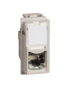 Living Now prise RJ45 STP CAT6 sable BTICINO BTKM4279C6S