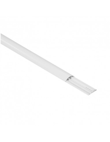 Passage de plancher PVC 3 compartiments 75x18mm blanc RAL9003 LEGRAND 030088