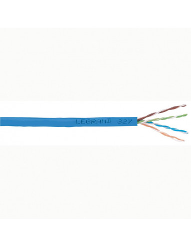 Câble réseaux locaux LCS³ catégorie6 SF/UTP 4 paires torsadées 100ohms long.500m LEGRAND 032757