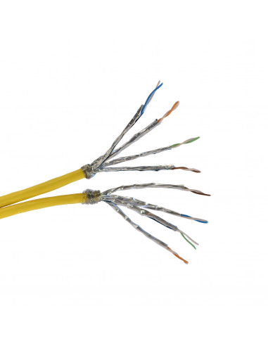 Câble pour réseaux locaux LCS³ catégorie7 S/FTP 2x4 paires torsadées 500m LEGRAND 032779