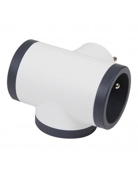 MOP FB 3X2P+T PREMIUM PRISES LATERALES BLANC/NOIR LEGRAND 049435