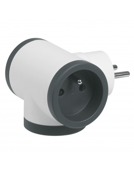 MOP FB 3X2P+T PREMIUM PRISES LATERALES BLANC/NOIR LEGRAND 049435