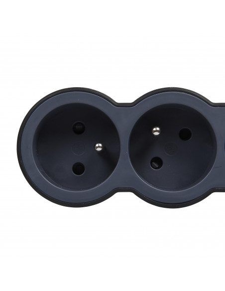 MULTIPRISE FB 3X2P+T STANDARD 3M 1.5MM2 NOIR LEGRAND 049489