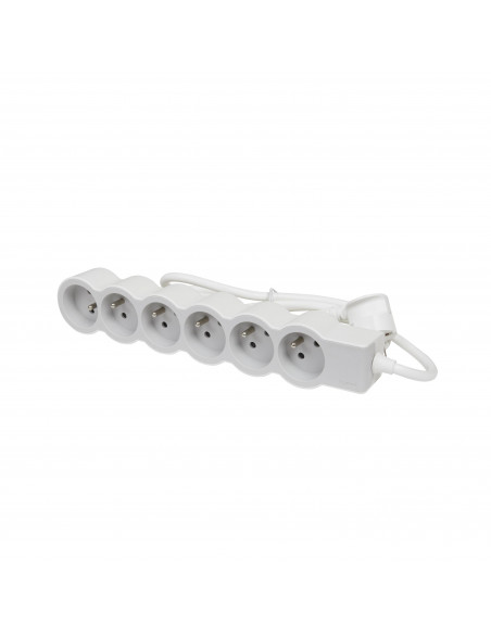 MULTIPRISE FB 6X2P+T STANDARD 3M 1.5MM2 BLANC/GRIS LEGRAND 049494