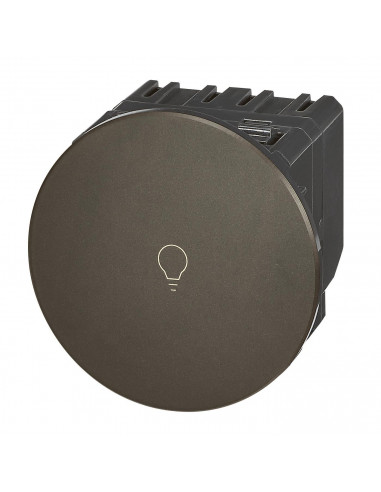 Interrupteur ou va-et-vient Céliane Surface tactile avec neutre 1000 W -graphite LEGRAND 067019
