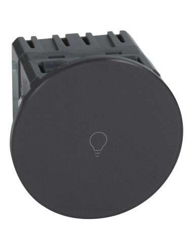 Interrupteur ou va-et-vient Céliane Surface tactile avec neutre 1000 W -graphite LEGRAND 067019