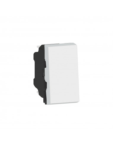 Interrupteur ou va-et-vient 10AX 250V~ Mosaic Easy-Led 1 module blanc LEGRAND 077001L