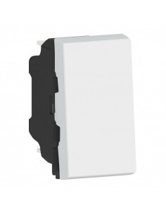 Poussoir inverseur avec borne libre de potentiel 6A 250V~ Mosaic 1 module -blanc LEGRAND 077034L