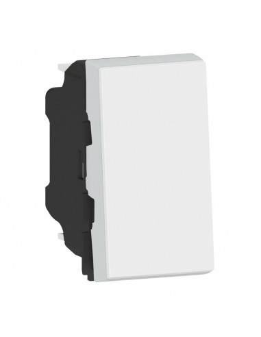 Poussoir inverseur avec borne libre de potentiel 6A 250V~ Mosaic 1 module -blanc LEGRAND 077034L