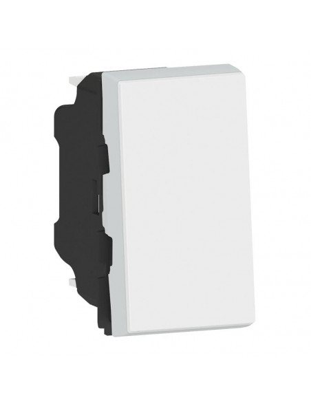 Poussoir inverseur avec borne libre de potentiel 6A 250V~ Mosaic 1 module -blanc LEGRAND 077034L