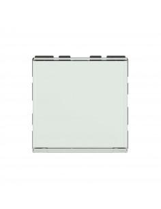 Poussoir inverseur porte-étiquette Mosaic Easy-Led 6A 250V 2 modules blanc antimicrobien LEGRAND 077043L 2