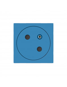 Prise de courant 2P+T Surface Mosaic Link raccordement latéral 2 modules bleu LEGRAND 077191L