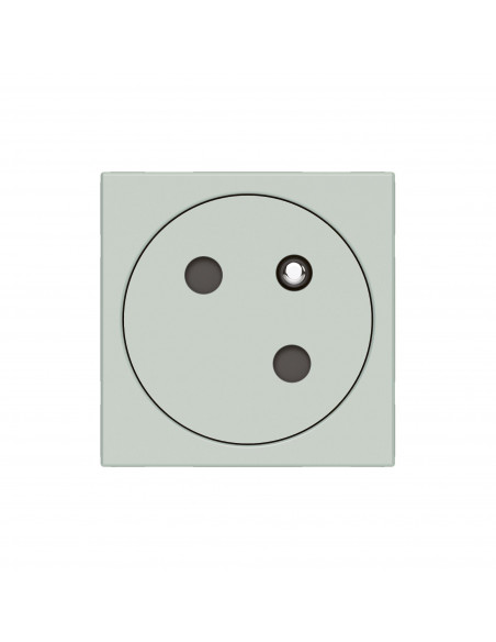 Prise de courant 2P+T Surface Mosaic Link raccordement latéral 2 modules gris LEGRAND 077197L
