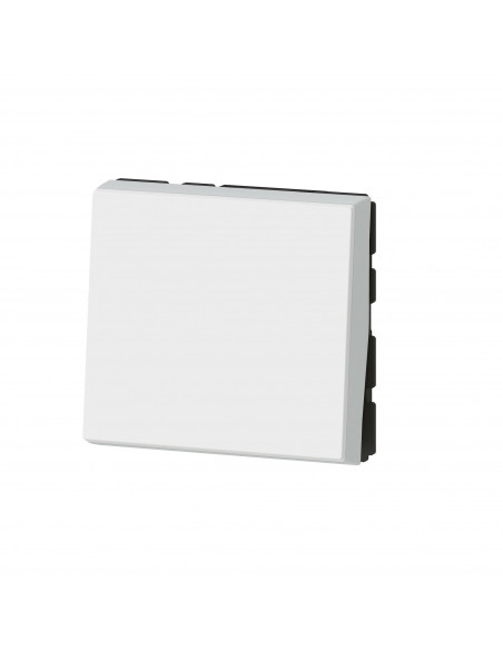 Interrupteur/va-et-vient 10AX 250V~ Mosaic Easy-Led 2 mod blanc antimicrobien LEGRAND 078711L