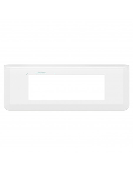 Plaque de finition horizontale Mosaic pour 6 modules blanc antimicrobien LEGRAND 078726L