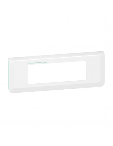 Plaque de finition horizontale Mosaic pour 6 modules blanc antimicrobien LEGRAND 078726L