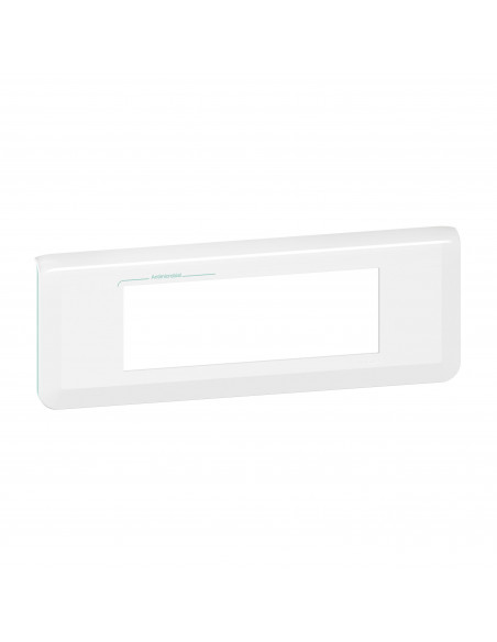 Plaque de finition horizontale Mosaic pour 6 modules blanc antimicrobien LEGRAND 078726L
