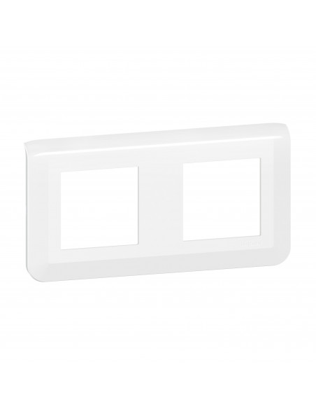 Plaque de finition horizontale Mosaic pour 2x2 modules blanc LEGRAND 078804L