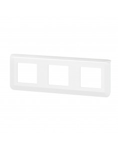 Plaque de finition horizontale Mosaic pour 3x2 modules blanc LEGRAND 078806L/277806L 2
