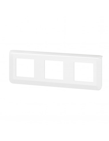 Plaque de finition horizontale Mosaic pour 3x2 modules blanc LEGRAND 078806L/277806L