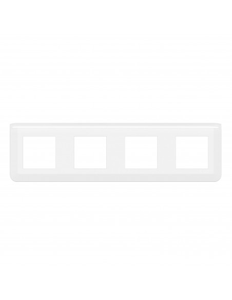 Plaque de finition horizontale Mosaic pour 4x2 modules blanc LEGRAND 078808L