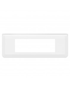 Plaque de finition horizontale Mosaic pour 6 modules blanc LEGRAND 078816L