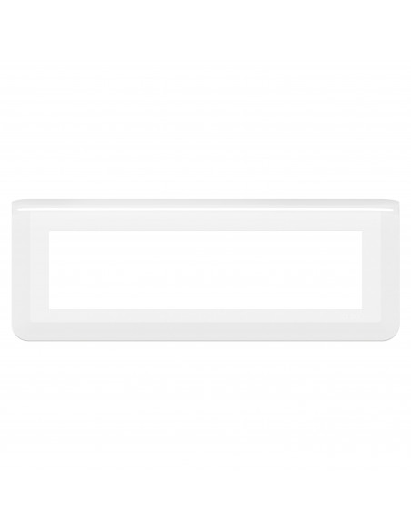 Plaque de finition horizontale Mosaic pour 8 modules blanc LEGRAND 078818L