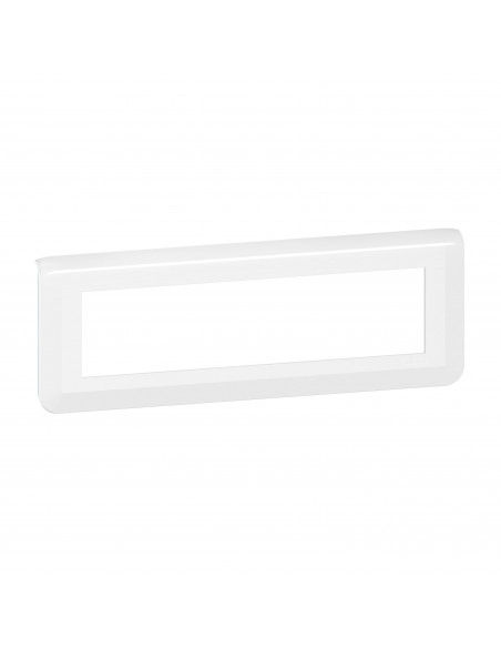 Plaque de finition horizontale Mosaic pour 8 modules blanc LEGRAND 078818L