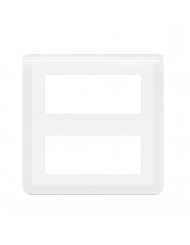 Plaque de finition Mosaic pour 2x5 modules blanc LEGRAND 078830L