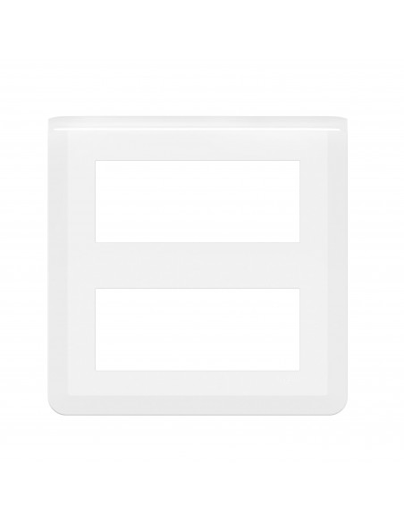 Plaque de finition Mosaic pour 2x5 modules blanc LEGRAND 078830L