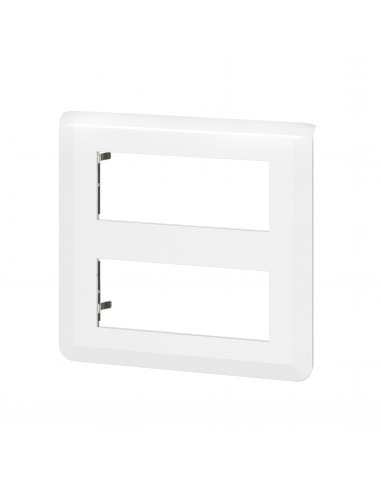 Plaque de finition Mosaic pour 2x5 modules blanc LEGRAND 078830L