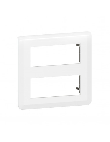 Plaque de finition Mosaic pour 2x5 modules blanc LEGRAND 078830L
