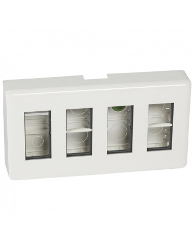 Kit poste de travail en saillie Mosaic pour 4x4 modules LEGRAND 078888L