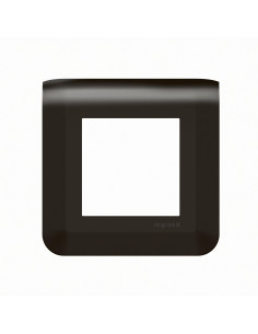 Plaque de finition Mosaic pour 2 modules noir mat LEGRAND 079042L