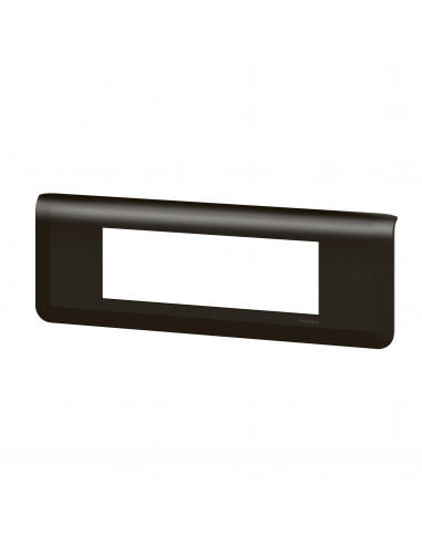 Plaque de finition horizontale Mosaic pour 6 modules noir mat LEGRAND 079056L