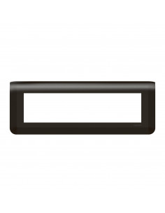 Plaque de finition horizontale Mosaic pour 8 modules noir mat LEGRAND 079058L
