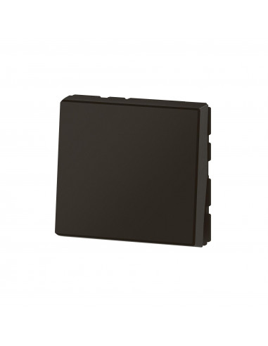 Poussoir ou poussoir inverseur Mosaic Easy-Led 6A 250V~ 2 modules noir mat LEGRAND 079140L