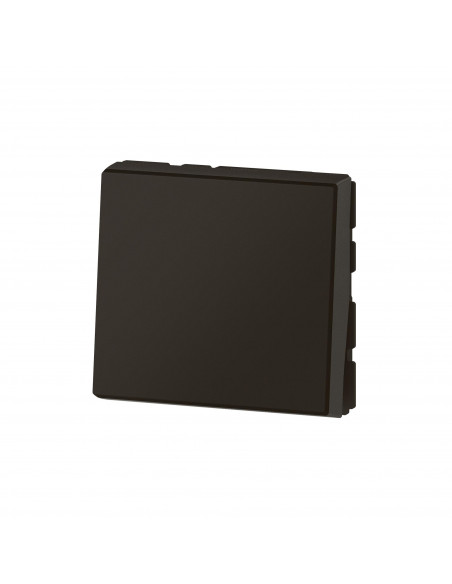 Poussoir ou poussoir inverseur Mosaic Easy-Led 6A 250V~ 2 modules noir mat LEGRAND 079140L
