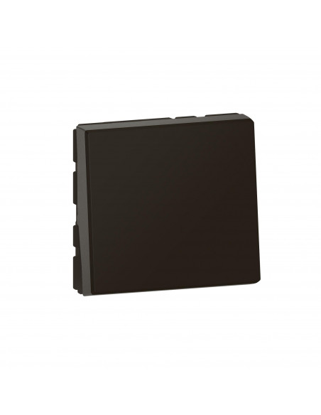Poussoir ou poussoir inverseur Mosaic Easy-Led 6A 250V~ 2 modules noir mat LEGRAND 079140L